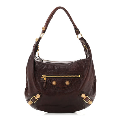 Balenciaga Chevre Giant 21 Gold Hardware Hobo Mogano 1 of 10