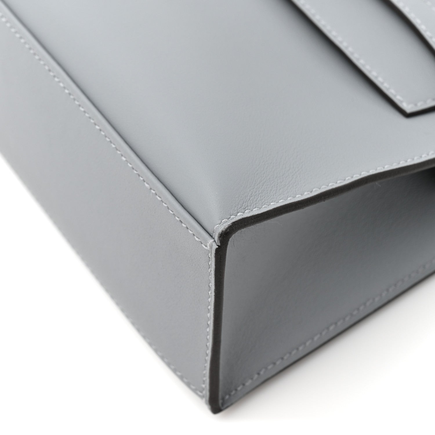 Hermes Swift Kelly Pochette Clutch Gris Pantin 11 of 12