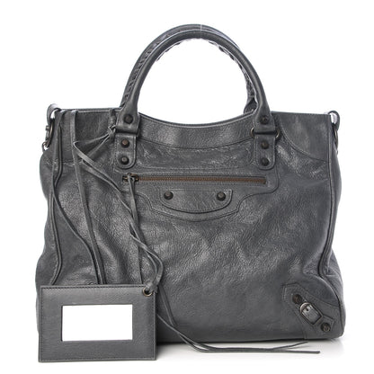 Balenciaga Agneau Classic Hardware Velo Gris Tarmac 1 of 8