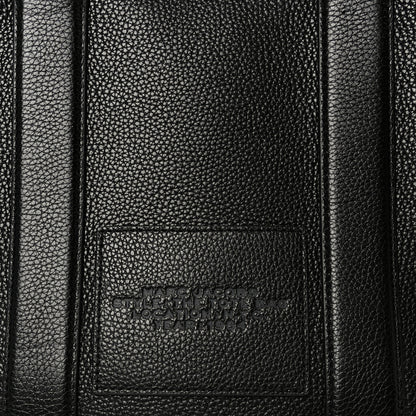 Marc Jacobs Grained Calfskin Medium The Tote Bag Black 8 of 11