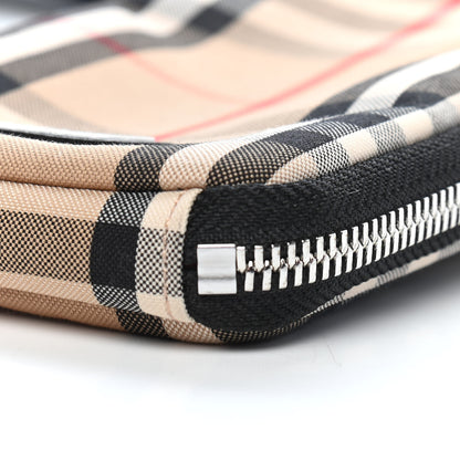 Burberry Nylon Vintage Check Phone Bag Archive Beige 8 of 8