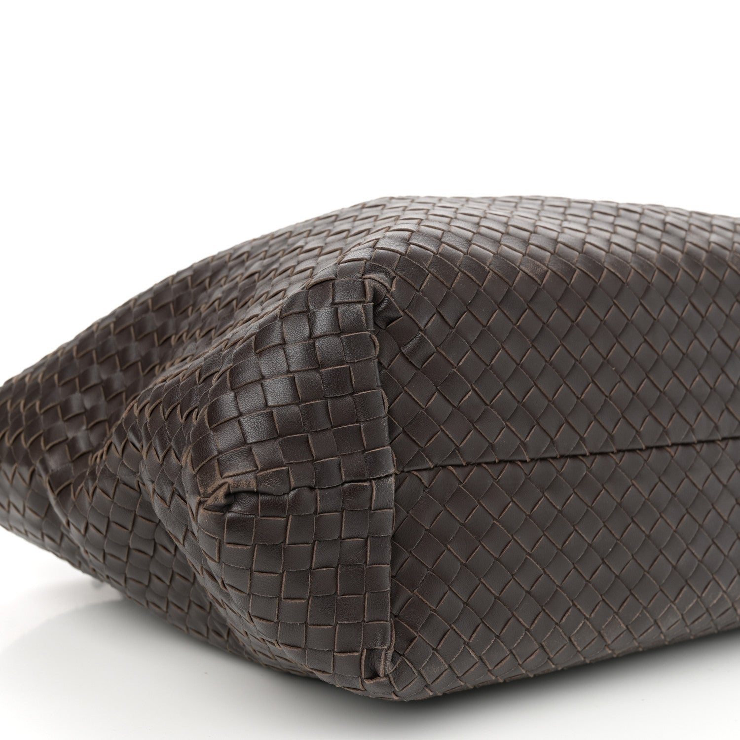 Bottega Veneta Nappa Intrecciato Large Capri Tote Ebano 9 of 10