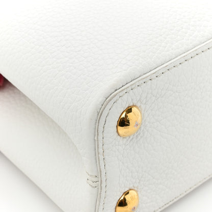 Louis Vuitton Hanami Taurillon Capucines BB White Multicolor 14 of 14