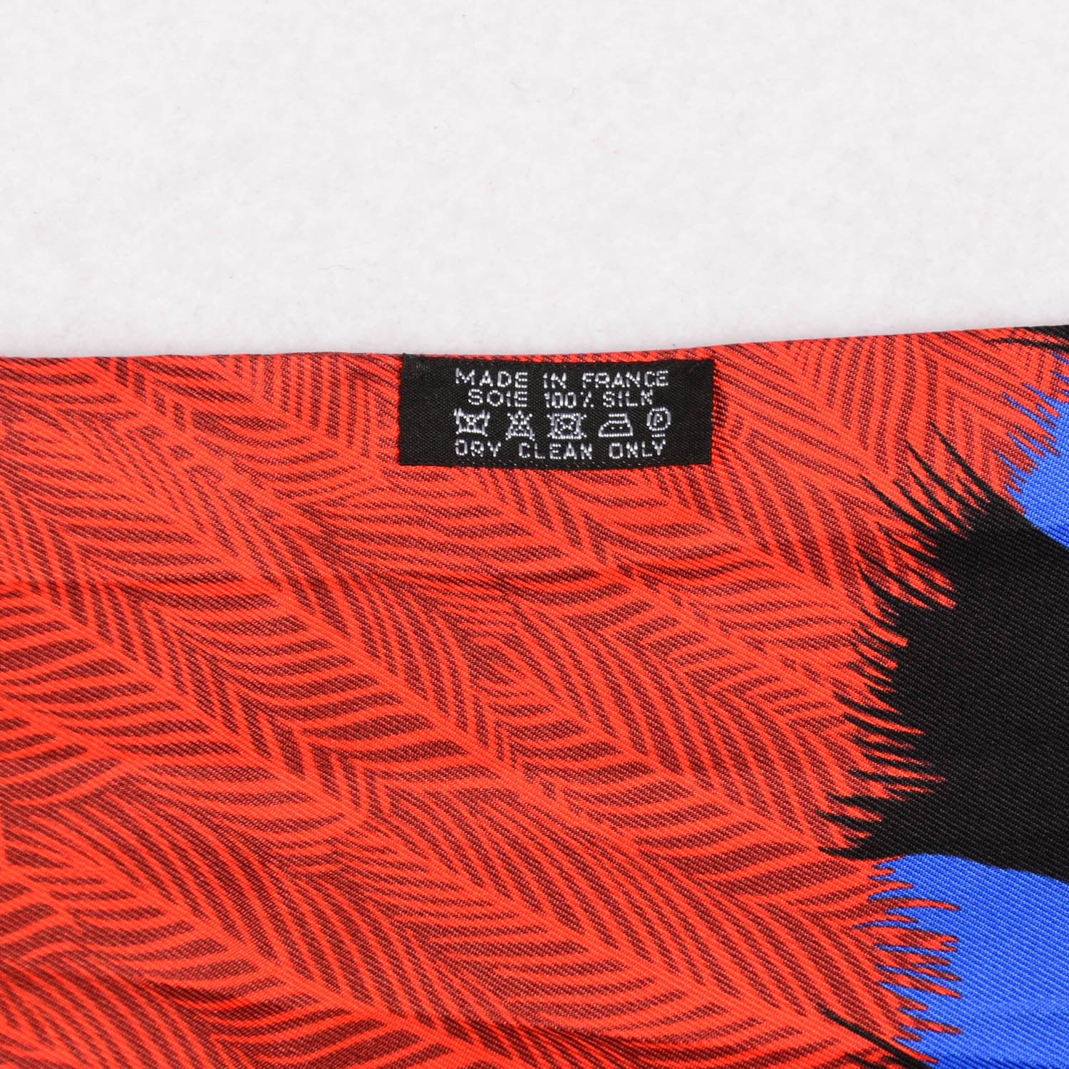 Hermes Silk Zebra Pegasus Maxi Twilly Violet Bleu Rose Vif 3 of 5