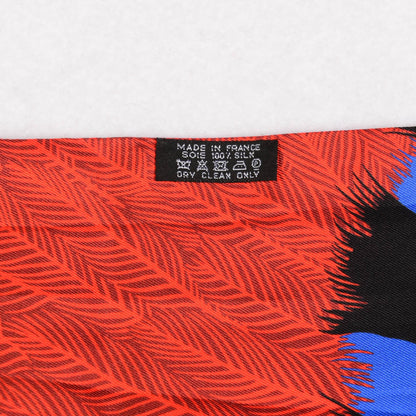 Hermes Silk Zebra Pegasus Maxi Twilly Violet Bleu Rose Vif 3 of 5