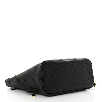 Louis Vuitton Empreinte Monogram Giant Neverfull MM Black 5 of 10