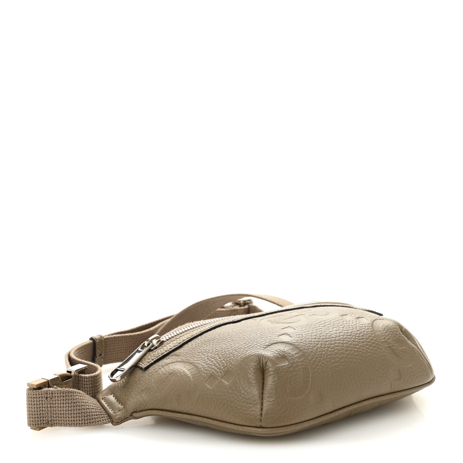 Gucci Piuma Calfskin Jumbo GG Embossed Small Belt Bag Good Taupe 4 of 10