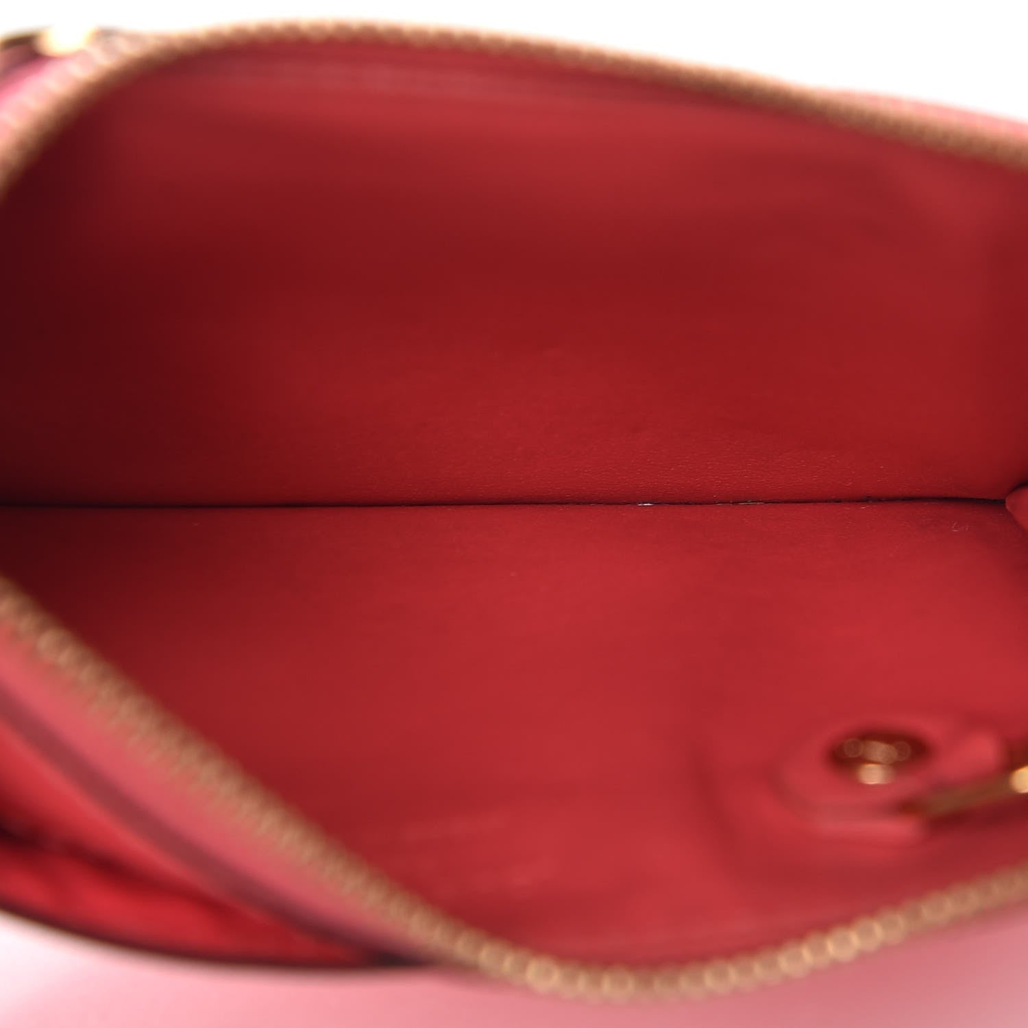 Louis Vuitton Vernis Key Pouch Rose Litchi 5 of 9