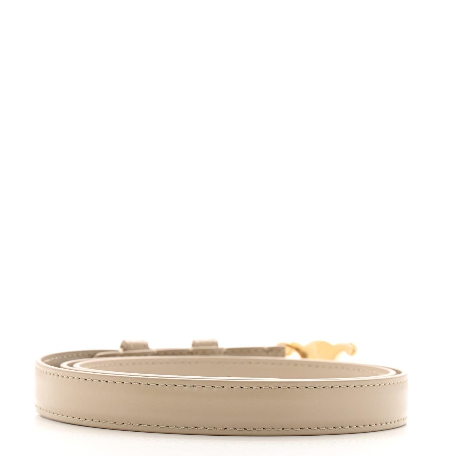 Celine Box Calfskin Small 18mm Triomphe Belt 85 34 Trench 2 of 8