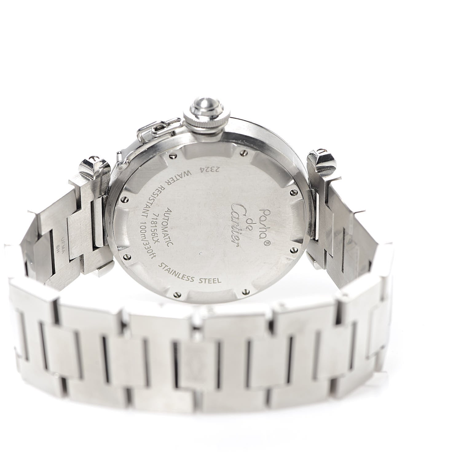 Cartier Stainless Steel 35mm Pasha C Automatic Watch Pink 6 of 6