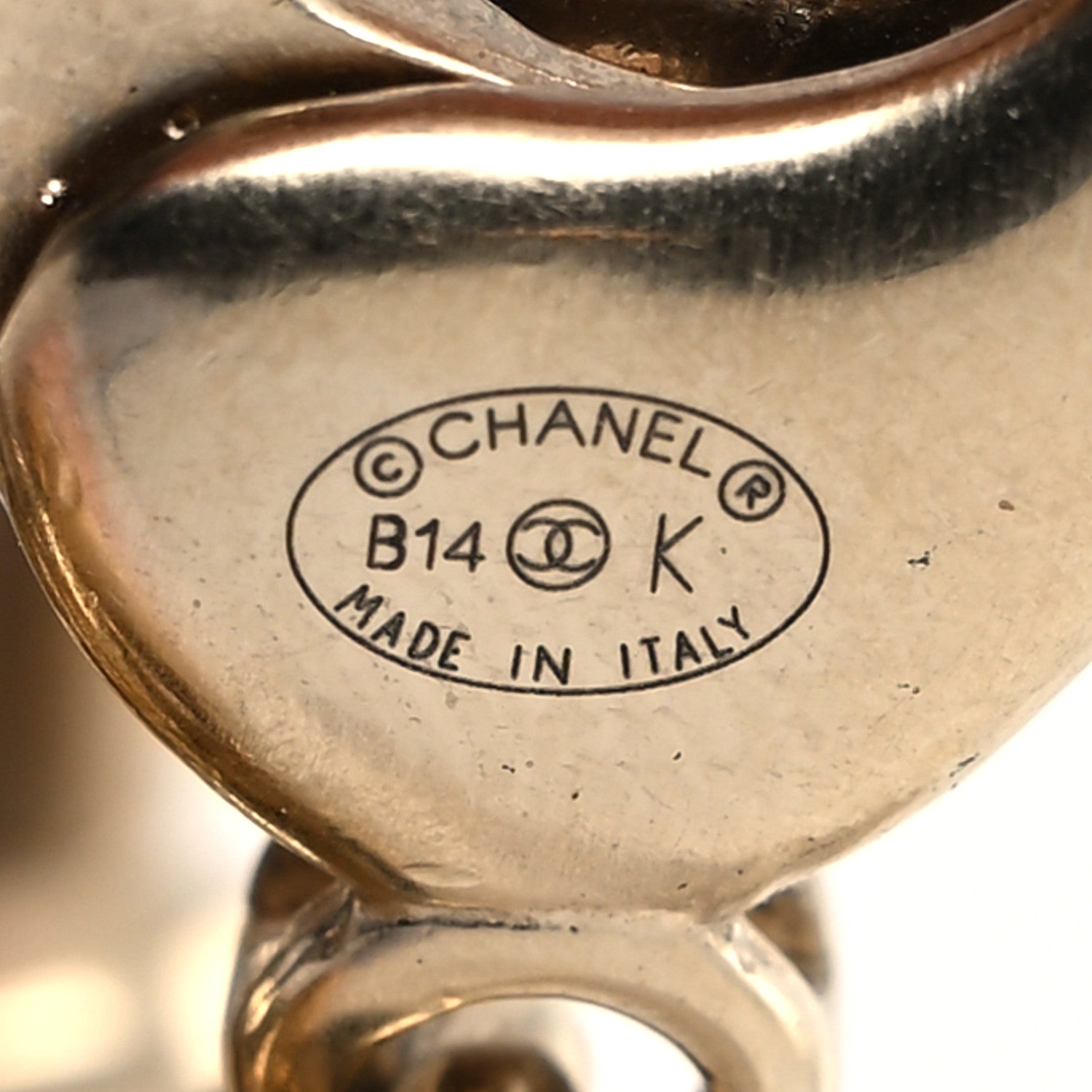 Chanel Tweed CC Oversized Padlock Chain Belt Pink Gold 4 of 4