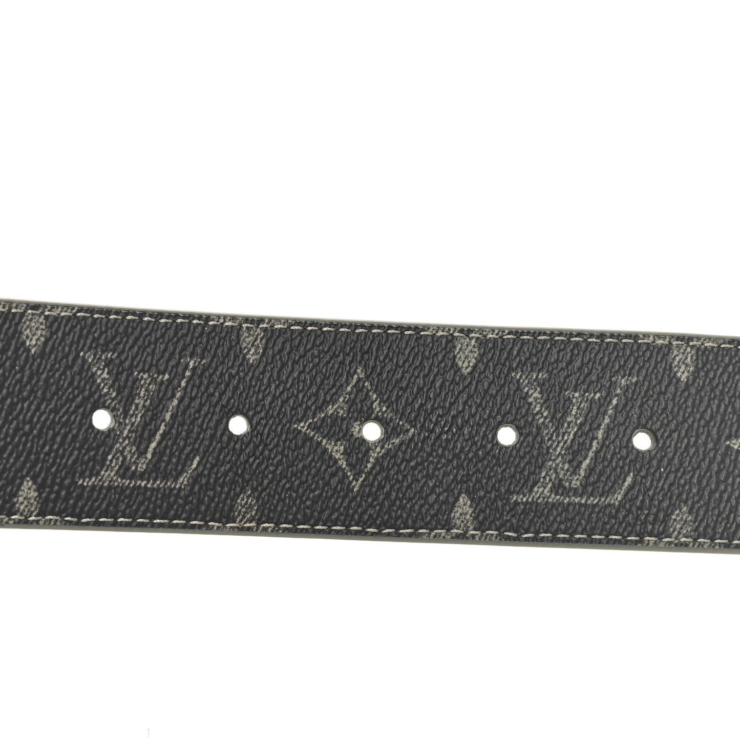 Monogram Eclipse 40mm LV Initiales Reversible Belt 85 34 Khaki Gradient
