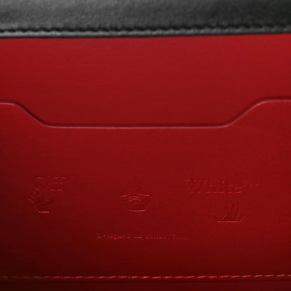 Off-White Calfskin Jitney 1.4 Bag Black Orange 6 of 9