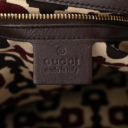 Gucci Guccissima Medium Hysteria Tote Chocolate 5 of 9