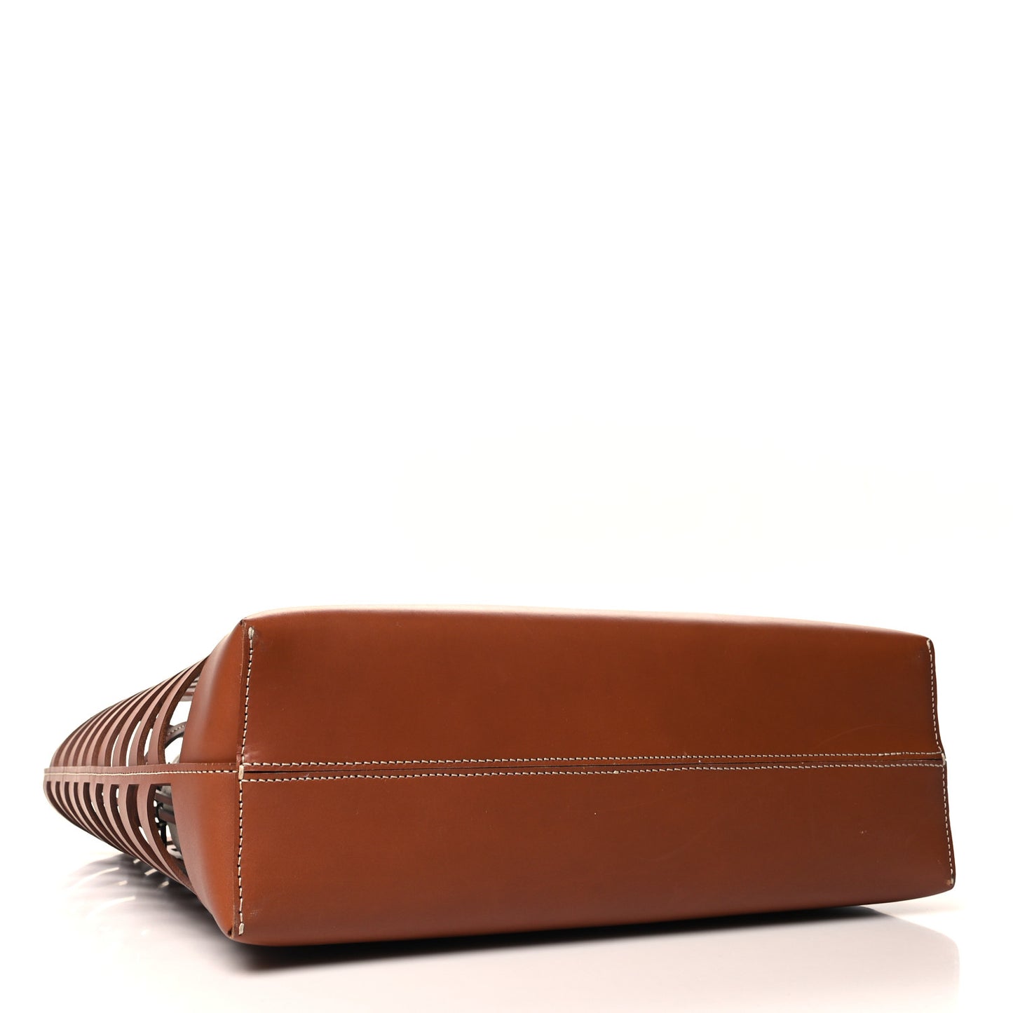 Calfskin Medium Kayan Basket Tote Bag Caramel