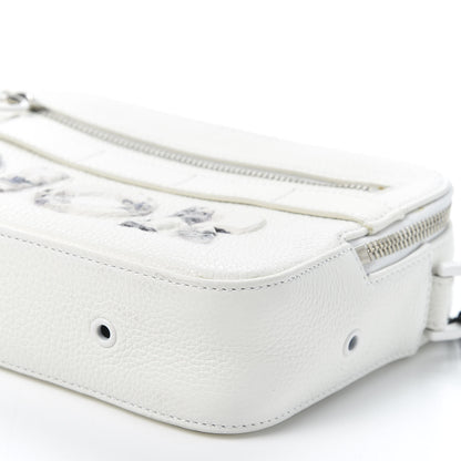 Christian Dior X DANIEL ARSHAM Grained Calfskin Safari Messenger Bag White 6 of 10
