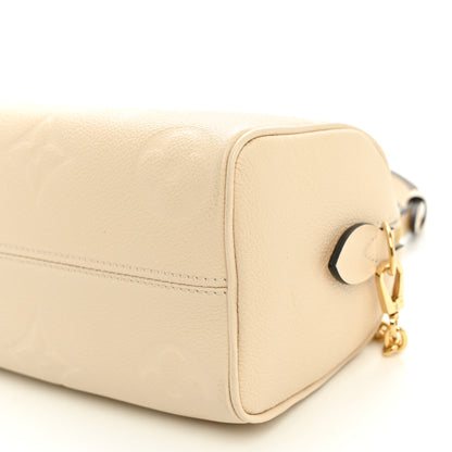Louis Vuitton Empreinte Monogram Giant Speedy Bandouliere 20 Creme 9 of 10
