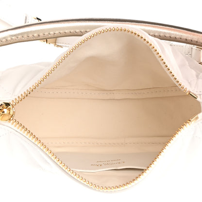 Christian Dior Lambskin Cannage Small Dior Vibe Hobo Bag Latte 5 of 12