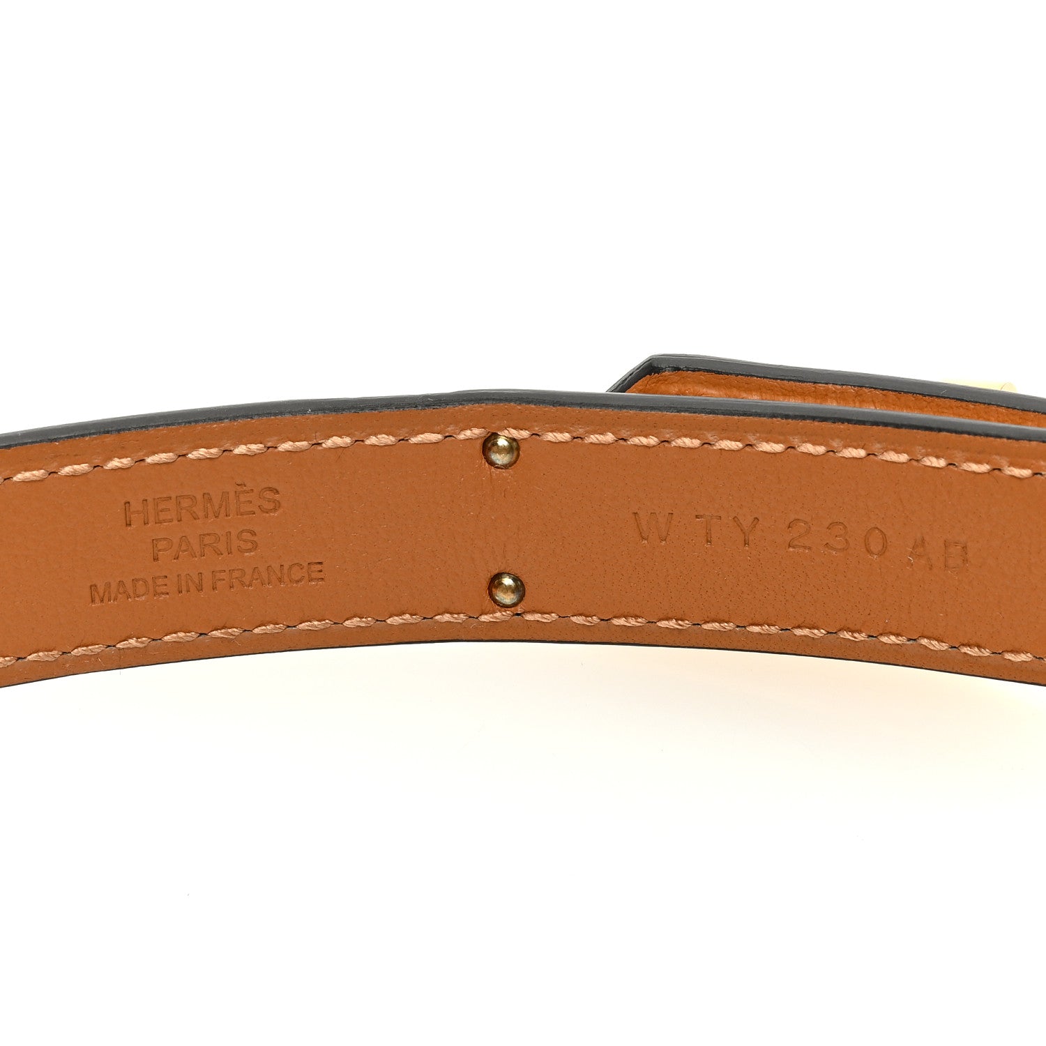 Hermes Epsom Kelly Belt Black 3 of 4