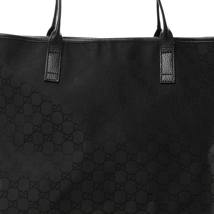 Gucci Canvas Monogram Shopping Tote Black 8 of 10