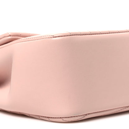 Chanel Lambskin Borse Romane Single Flap Light Pink 9 of 11