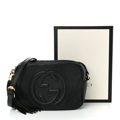 Gucci Pebbled Calfskin Small Soho Disco Bag Black 16 of 16