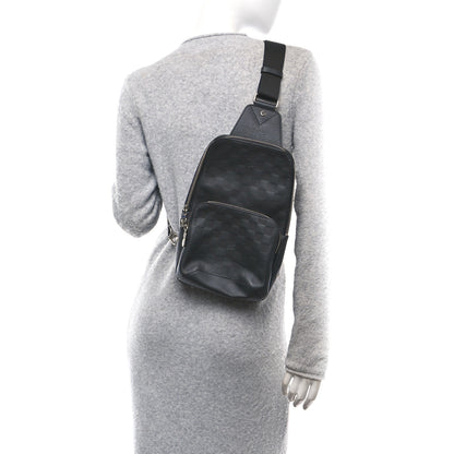 Louis Vuitton Damier Infini Avenue Sling Bag Onyx 2 of 10