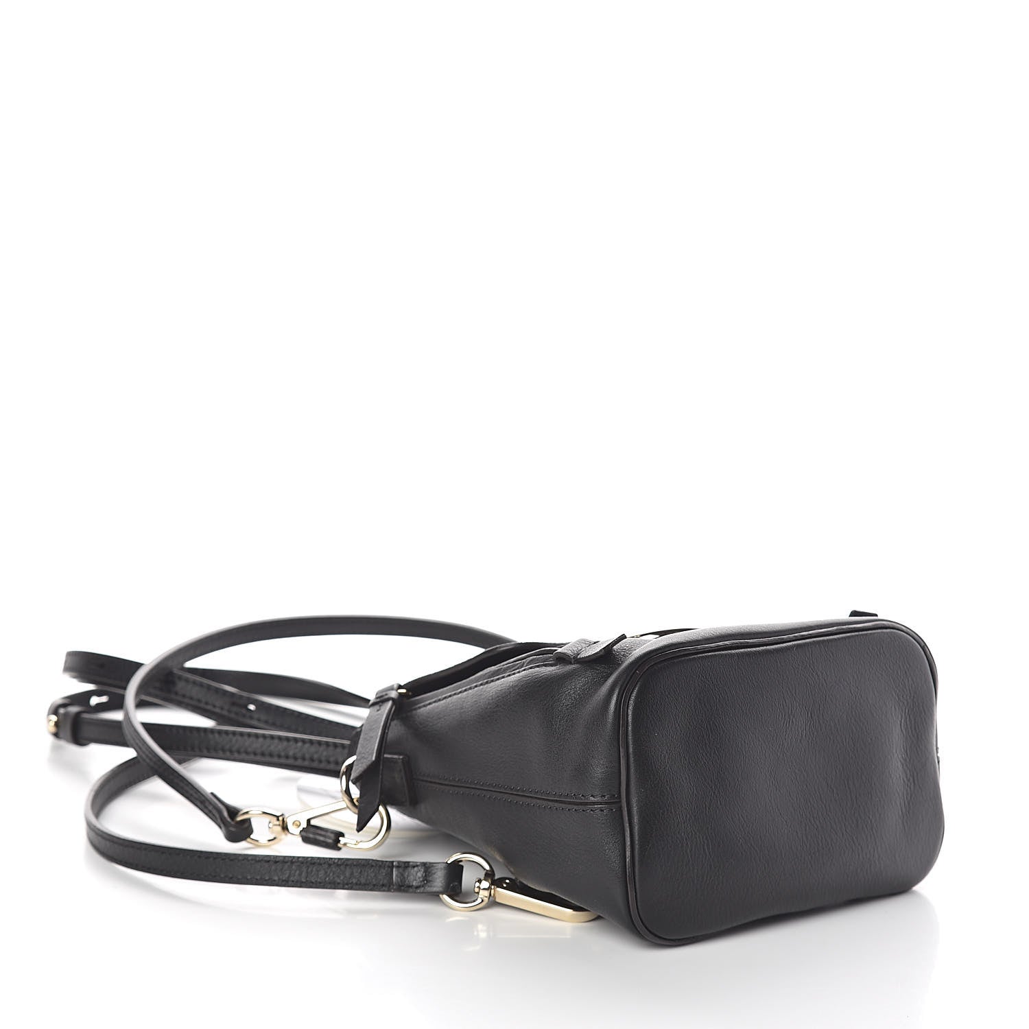 Chloe Suede Calfskin Mini Faye Backpack Black 4 of 10