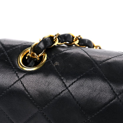 Chanel Lambskin Quilted Small Double Flap Black 23 of 24