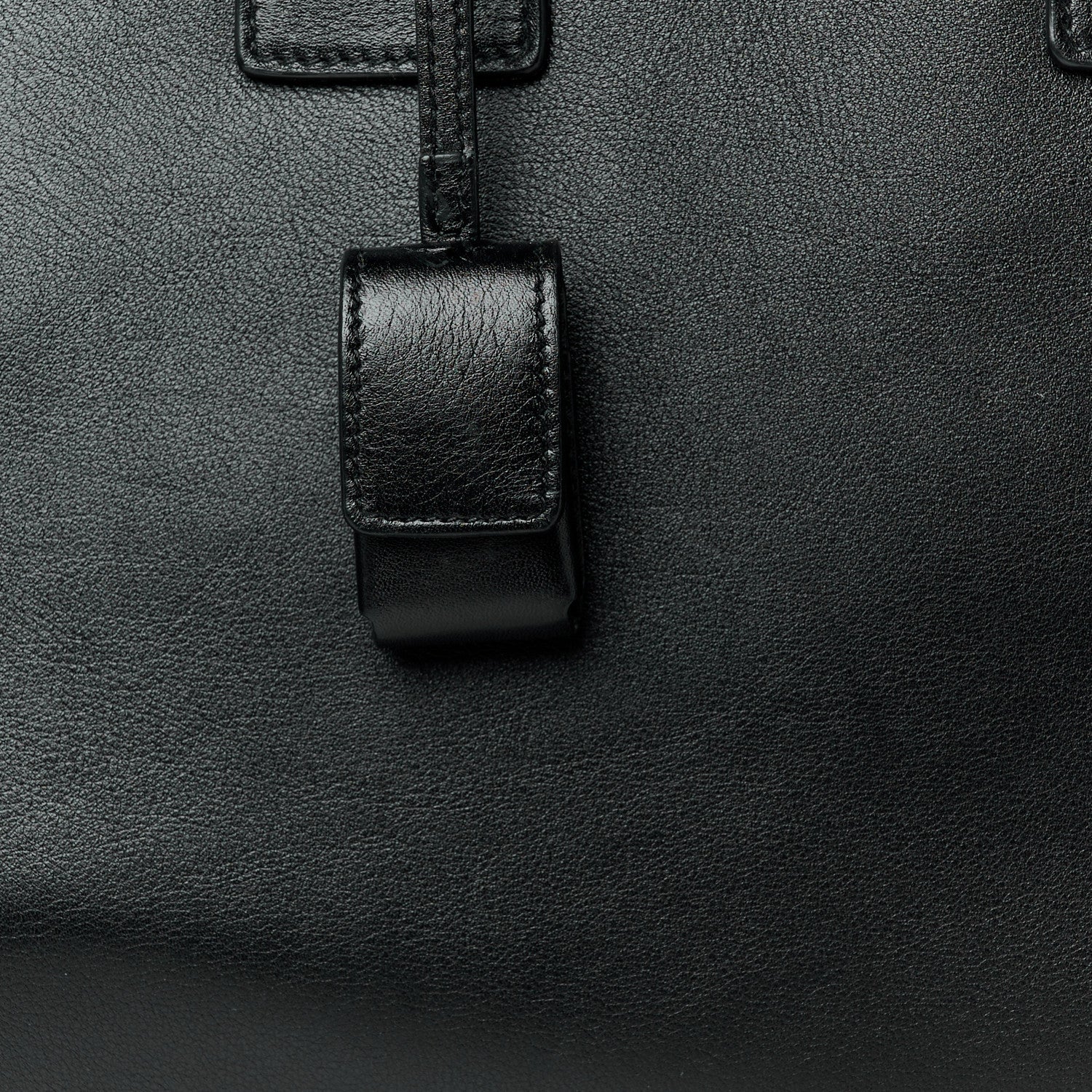 Saint Laurent Grained Calfskin Small Sac De Jour Black 9 of 11