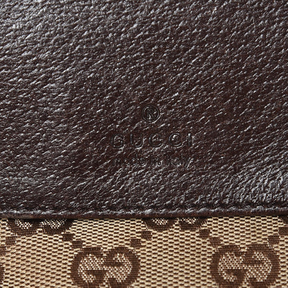 Gucci GG Monogram Double Pocket Belt Bag Dark Brown 8 of 8