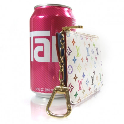Louis Vuitton Monogram Multicolor Key Holder White Raisin 3 of 7