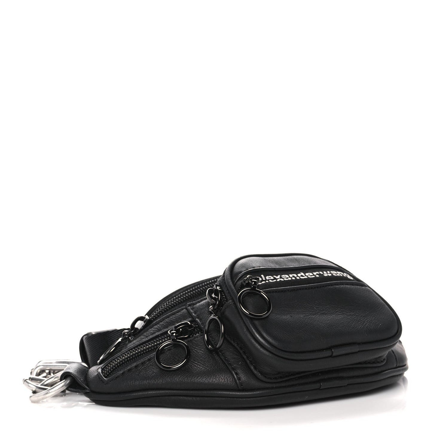 Lambskin Attica Mini Belt Bag Black