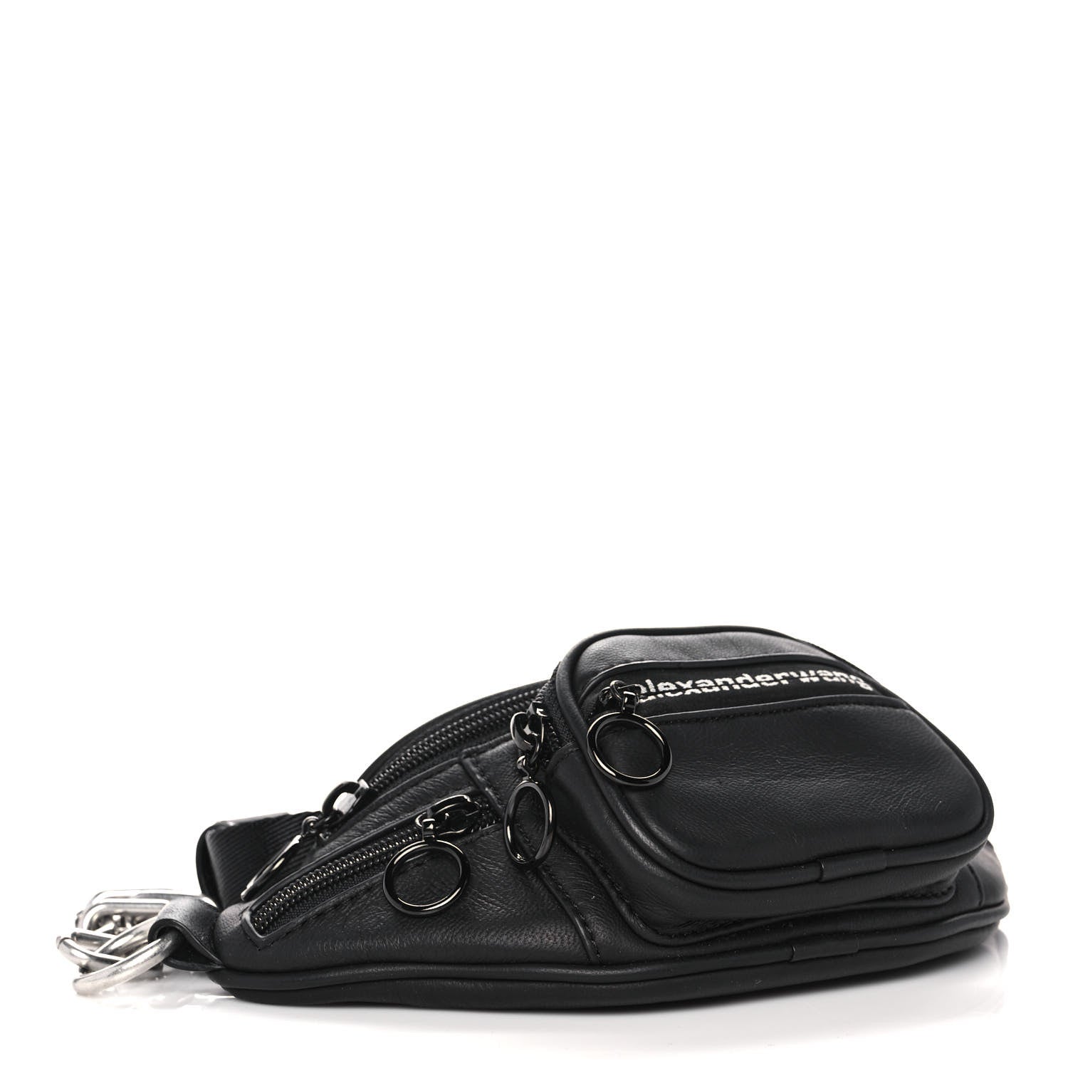 Alexander Wang Lambskin Attica Mini Belt Bag Black 3 of 10