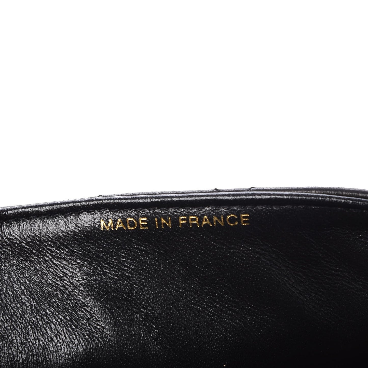 Lambskin Quilted Small Double Sided Flap Black