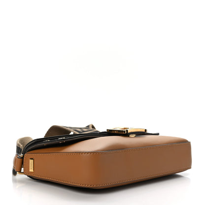 Fendi Vitello Grace FF 1974 Baguette Nocciolo Argilla Notte 4 of 8