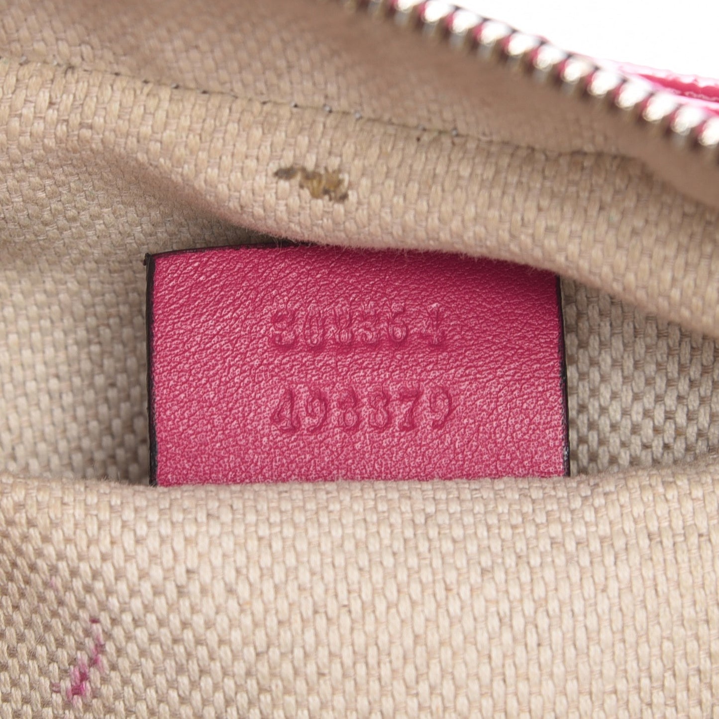 Soft Patent Small Soho Disco Bag Bright Bougainvillea