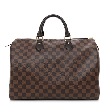 Louis Vuitton Damier Ebene Speedy 35 1 of 7