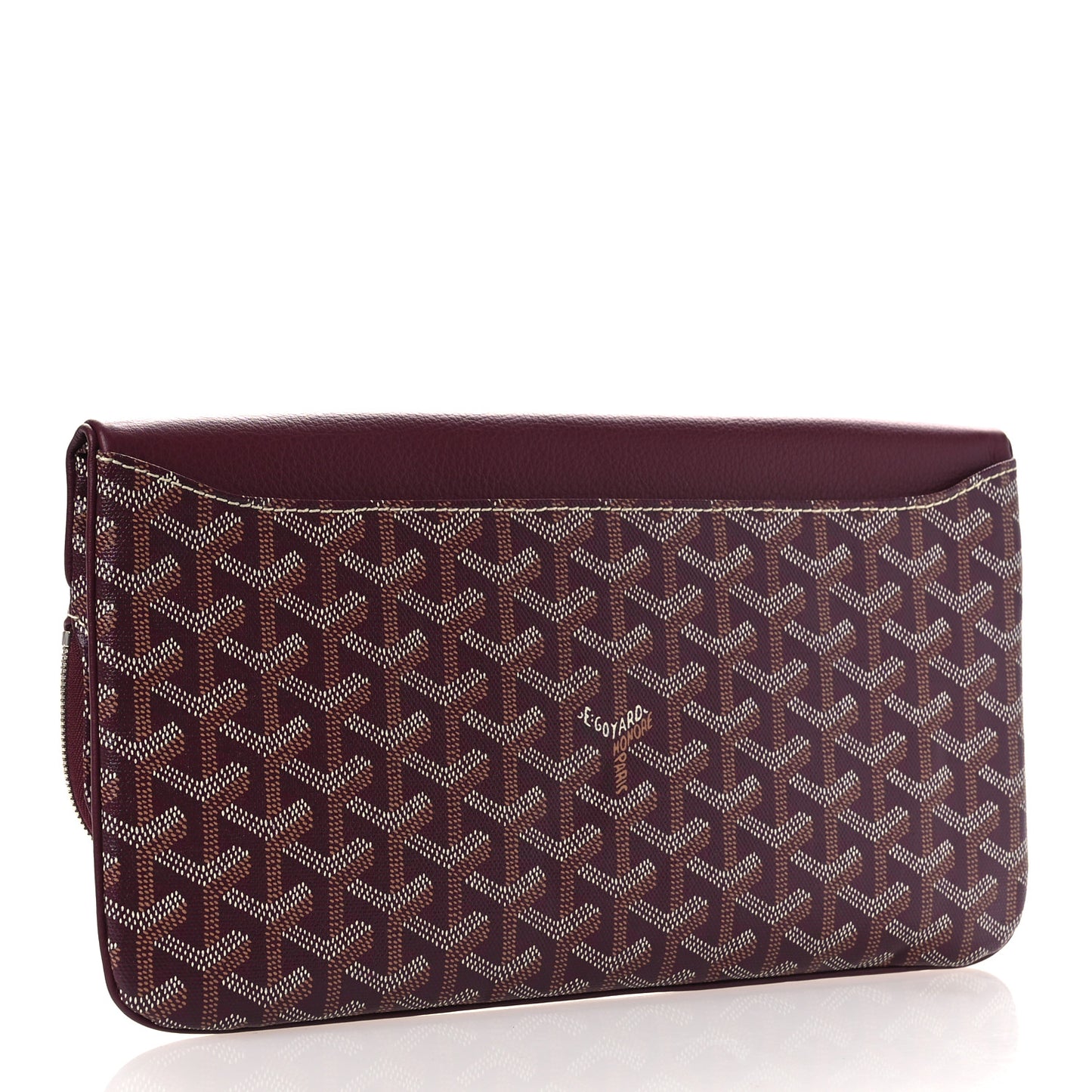 Goyardine Sainte Marie Soft Clutch Bordeaux