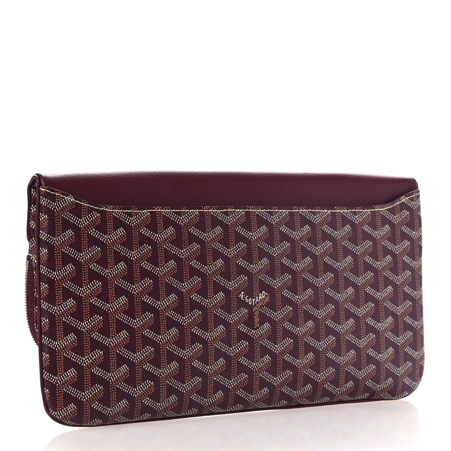 Goyard Goyardine Sainte Marie Soft Clutch Bordeaux 3 of 11