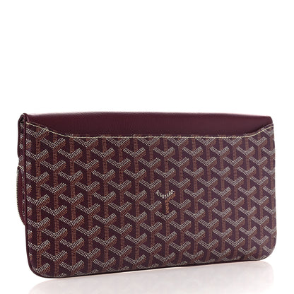 Goyard Goyardine Sainte Marie Soft Clutch Bordeaux 3 of 11