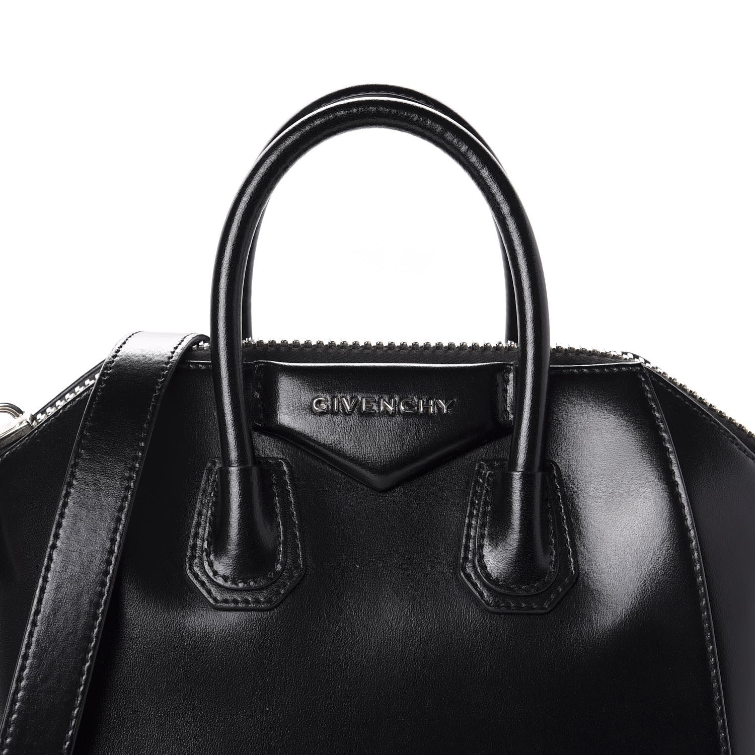 Givenchy Shiny Lord Calfskin Mini Antigona Black 10 of 11