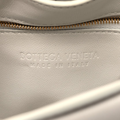 Bottega Veneta Lambskin Maxi Intreccio Padded Chain Cassette Crossbody Bag White 6 of 11