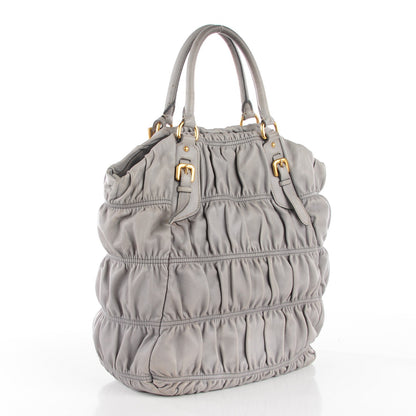 Prada Nappa Gaufre Large Tote Nuvola 3 of 9