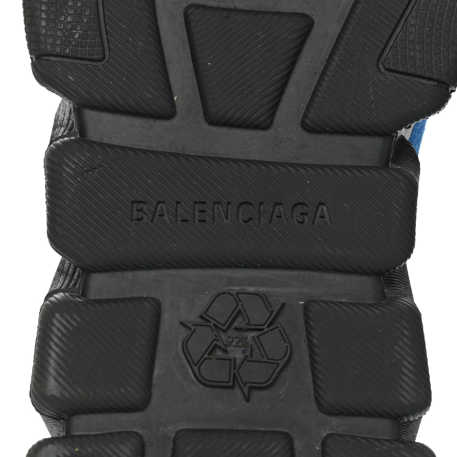 Balenciaga Neoprene Knit Logo Womens Speed Sneakers 39 Blue 6 of 11