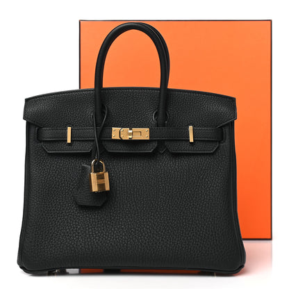 Hermes Togo Birkin 25 Black 11 of 11