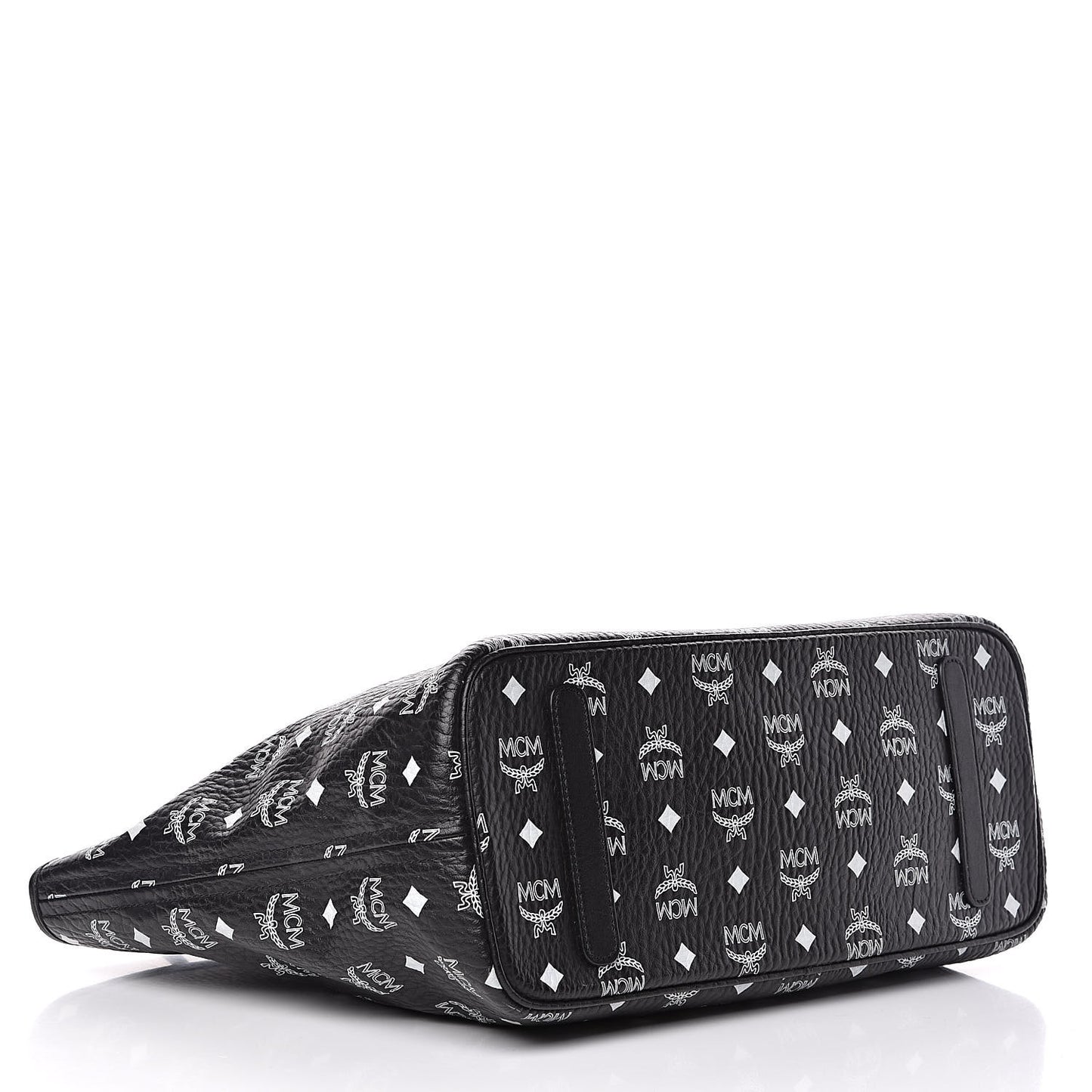 Visetos Medium Anya Zip Top Shopper Tote Black