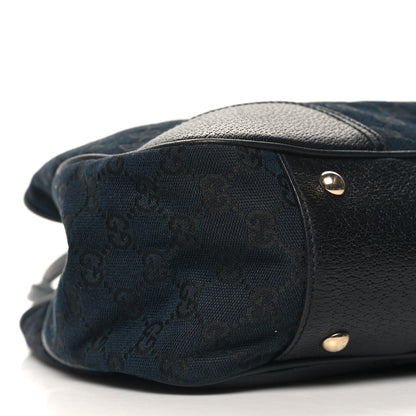 Gucci Monogram Medium Princy Tote Black 9 of 10