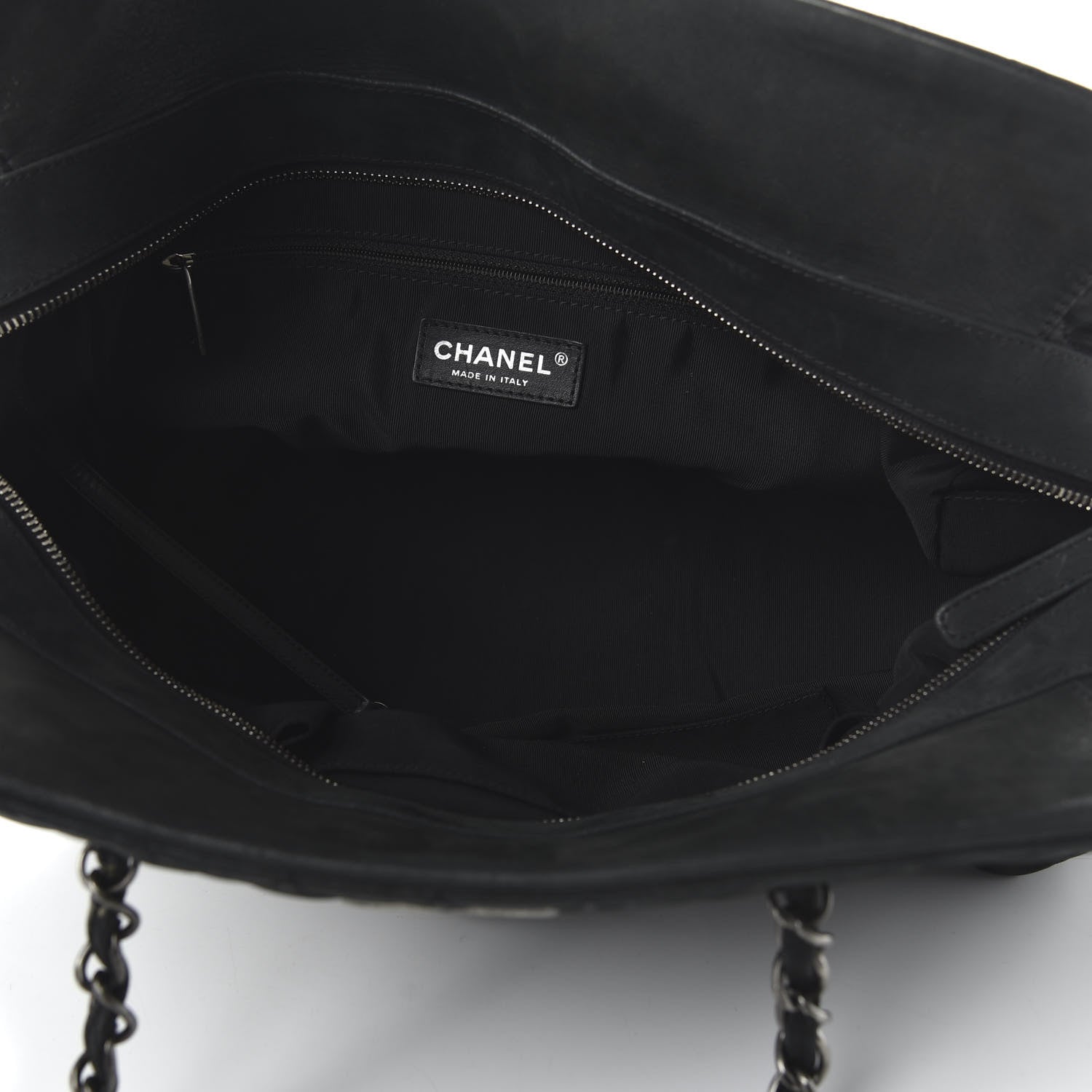 Chanel Iridescent Calfskin Chic Quilt Bowling Bag Black 5 of 12