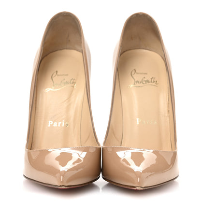 Christian Louboutin Patent Pigalle 120 Pumps 35.5 Nude 3 of 11